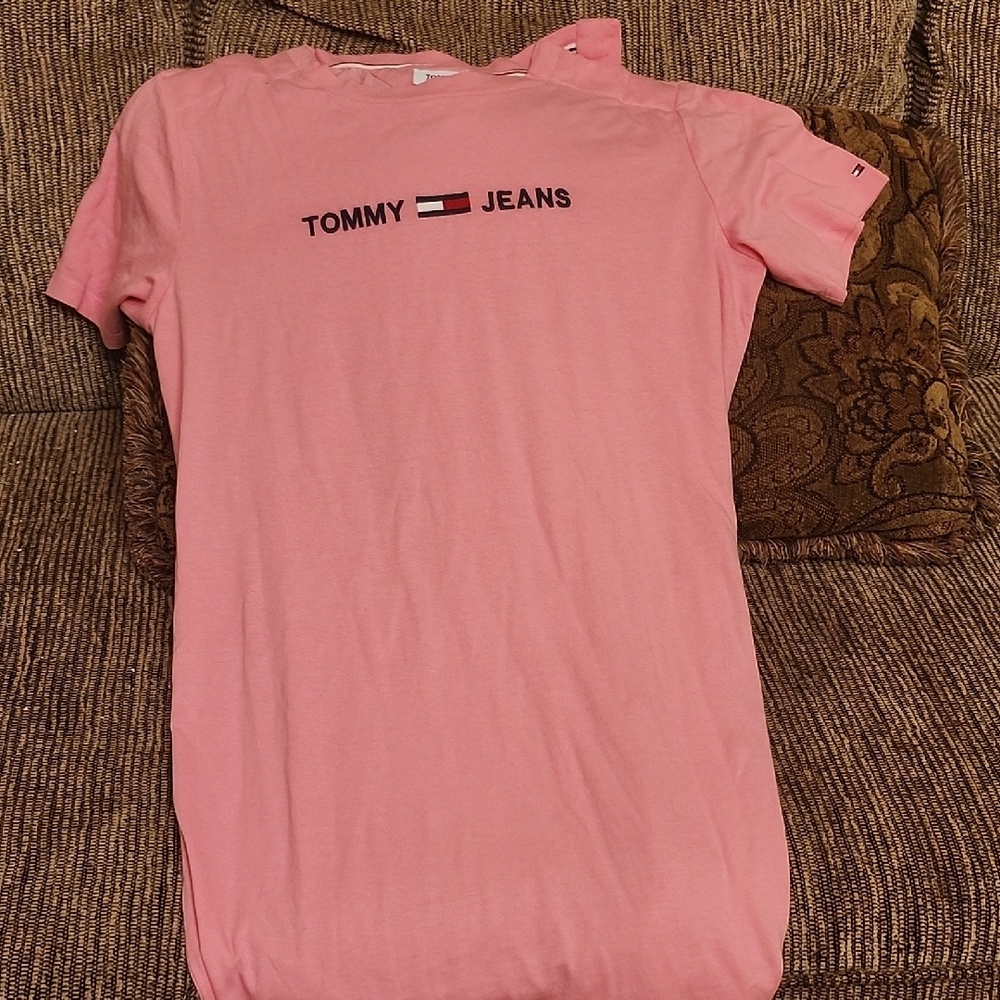 Tommy Hilfiger Pink Fitted Polo T-Shirt